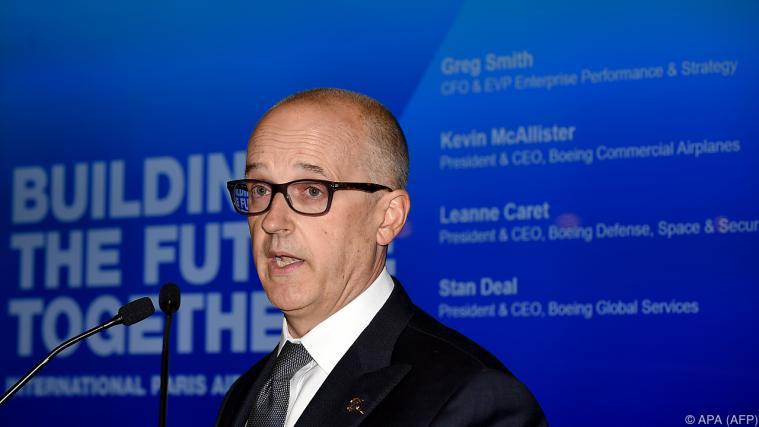 Boeings Finanzchef Greg Smith Foto: APA (AFP)