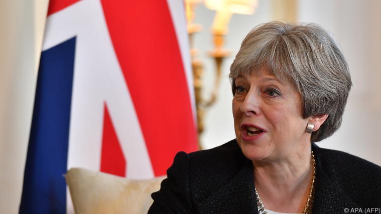 Premierministerin May bestätigt den Zeitrahmen der EU Foto: APA (AFP)