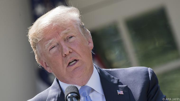 Der US-Präsident hält das Abkommen für einen schlechten Deal Foto: APA (AFP)