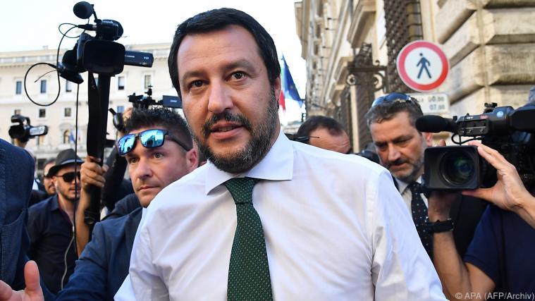 Matteo Salvini werden faschistische Methoden vorgeworfen. - Foto: APA (AFP/Archiv)