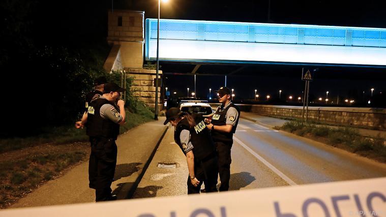 Gesamte Polizei in Zagreb und Umgebung war ausgerückt Foto: APA (AFP)