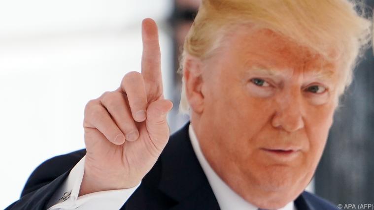 Trump informierte über die Tatsache, nicht aber die Details Foto: APA (AFP)