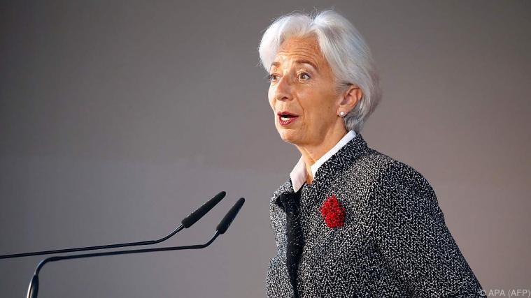 "Wir sehen solche Risiken nicht", sagte Lagarde Foto: APA (AFP)
