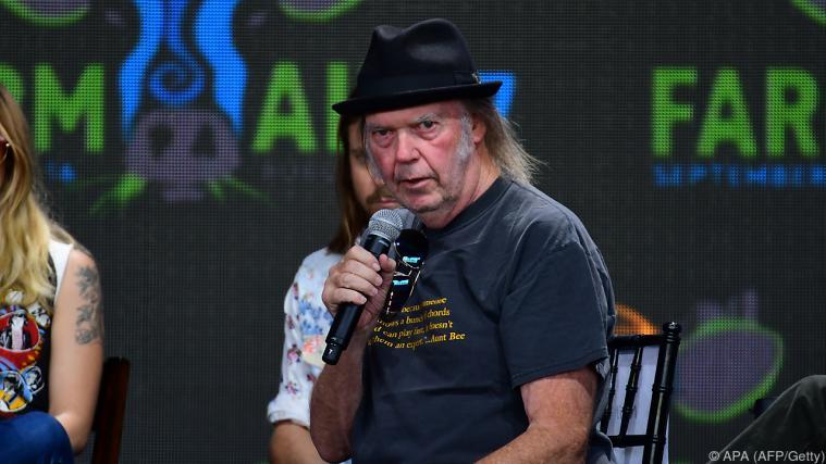 Neil Youngs kommerziell erfolgreichster Titel ist "Heart of Gold". - Foto: APA/AFP