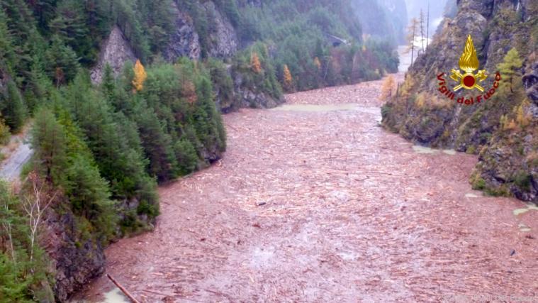 Die Dolomiten-Provinz Belluno wurde verwüstet Foto: APA (Vigili del Fuoco)