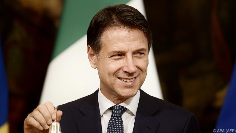 Conte hofft auf das vertrauen des Senats Foto: APA (AFP)