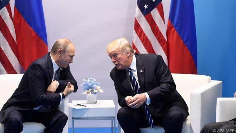 Putin und Trump haben vor, über einen Abrüstungsvertrag zu beraten. - Foto: apa
