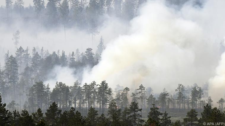 Dutzende Waldbrände in Schweden. - Foto: APA/AFP