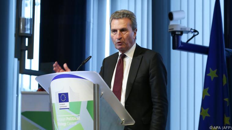 Oettinger warnte Landwirte vor. - Foto: APA (AFP)