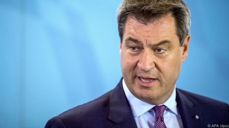 Markus Söder hat bereits eine Zusage von Kanzler Kurz. - Foto: APA (dpa)
