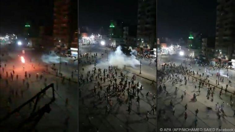 In mehreren ägyptischen Städten kam es zu Protesten Foto: APA (AFP/MOHAMED SAIED Facebook)