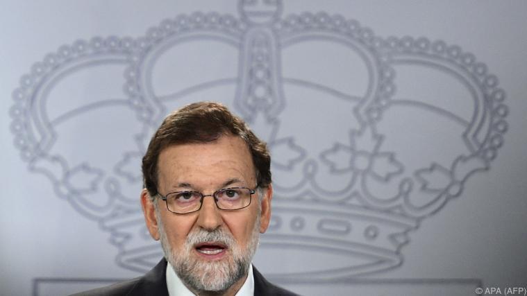 Der spanische Ministerpräsident Mariano Rajoy ist strikt gegen eine Volksbefragung. - Foto: APA