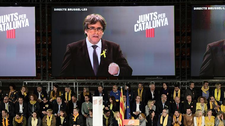 Puigdemont ist zurzeit im Exil Foto: APA (AFP)
