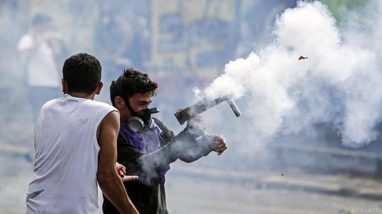 Gewaltsame Zusammenstöße in Managua Foto: APA (AFP)