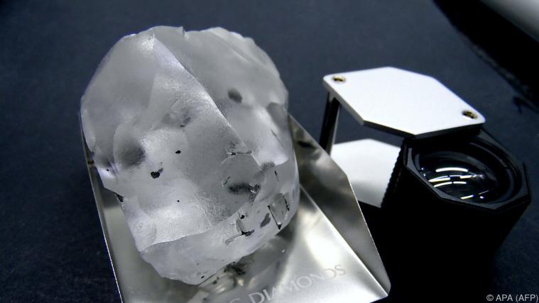Der Diamant stammt aus der Mine Letseng im Norden Lesothos Foto: APA (AFP)