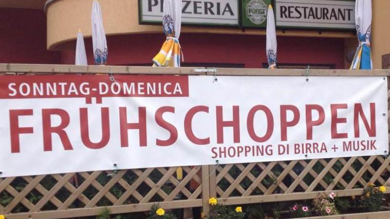 Aus Frühschoppen wird "Shopping di birra"