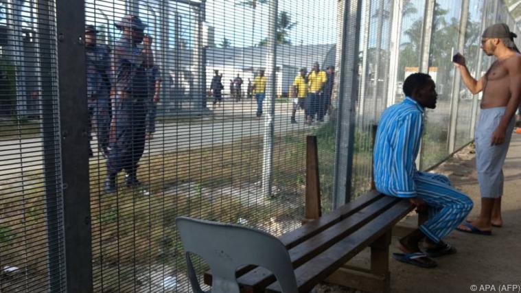 Die Flüchtlinge wurden laut Behörden in andere Lager gebracht Foto: APA (AFP)