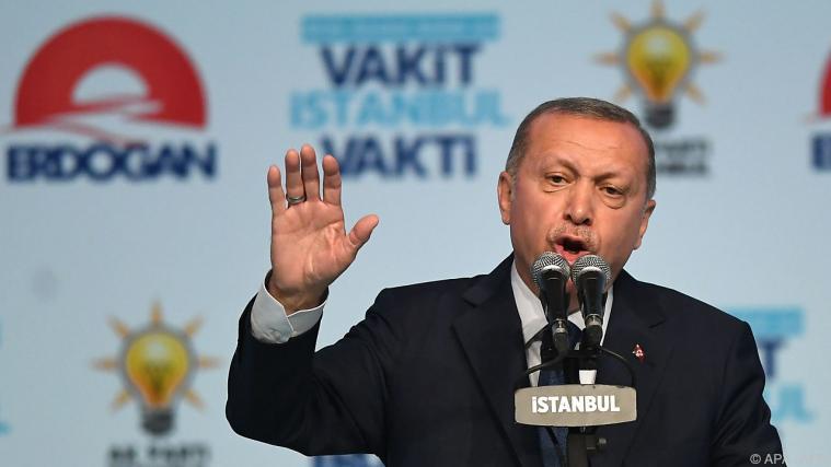 Der türkische Präsident Recep Tayyip Erdogan hat für Österreich nur Spott übrig. - Foto: APA (AFP)