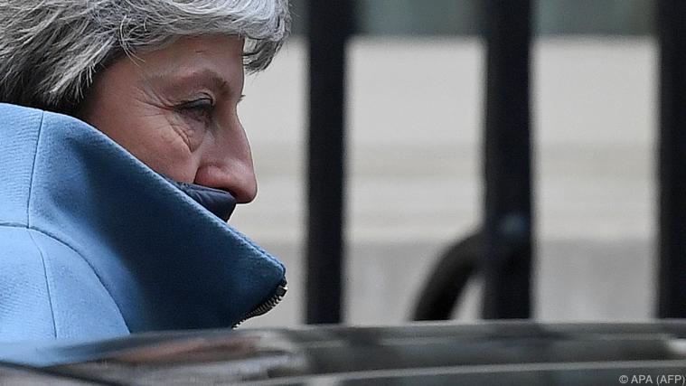 Schwere Stunden für Theresa May Foto: APA (AFP)