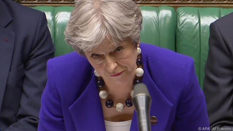 Theresa May konnte die Abweichler im Parlament nicht umstimmen. - Foto: APA (AFP/Archiv)