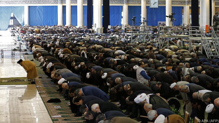Beim Freitagsgebet wurden Höchststrafen gefordert Foto: APA (AFP)