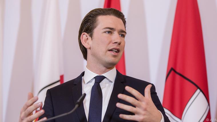 Bundeskanzler Sebastian Kurz: "Historische Verantwortung" Foto: APA
