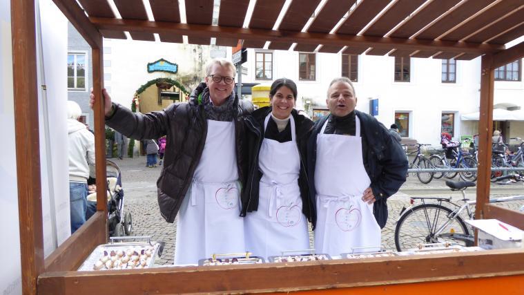 Stephan von Zallinger, Walburga Frener, Klemens Tscholl (v. l)