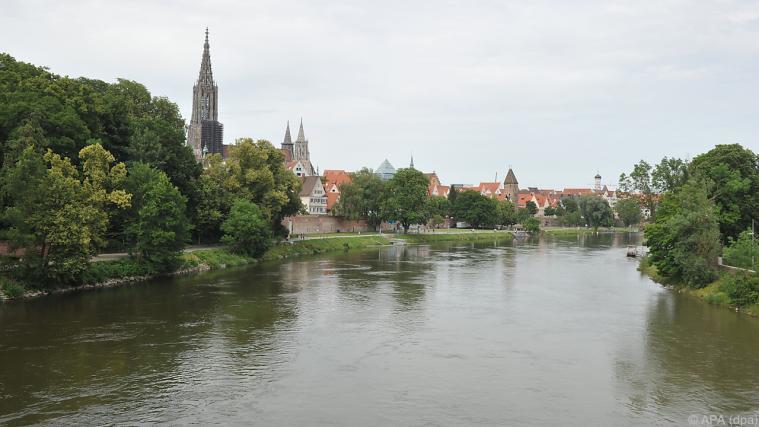 Die Donau im Bereich von Ulm und Neu-Ulm Foto: APA (dpa)