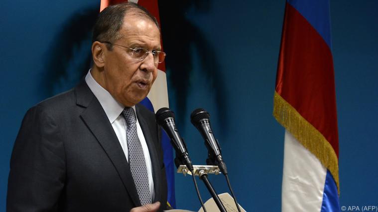 Lawrow kritisierte die USA Foto: APA (AFP)