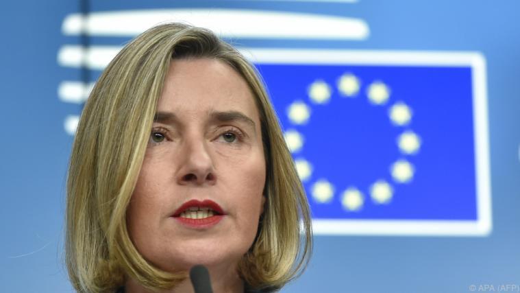 Mogherini machte sich abermals für die Anliegen der Minderheit stark. - Foto: APA (AFP)