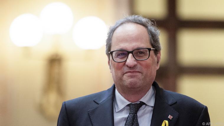 Torra hofft auf Stimmenmehrheit im katalonischen Regionalparlament Foto: APA (AFP)