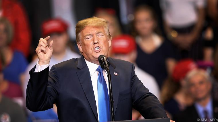 US-Präsident Trump stellte seine Sicherheitsbeamten bloß. - Foto: APA (AFP)