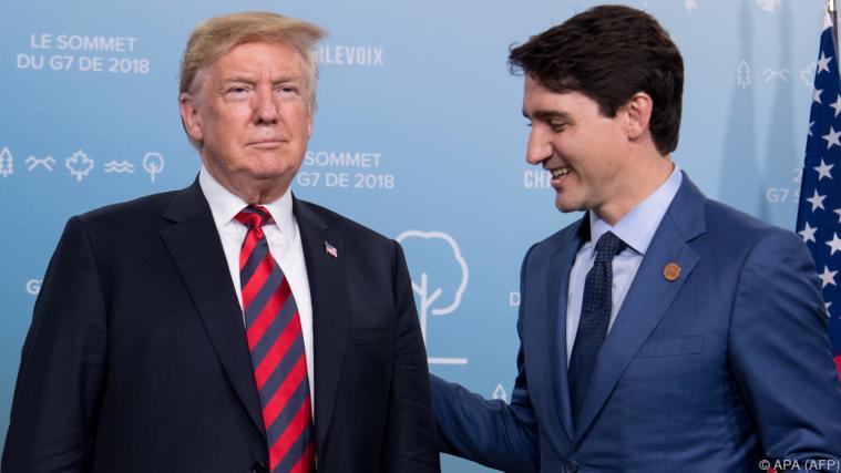 Trump begründete Schritt mit Trudeaus Standpunkten Foto: APA (AFP)