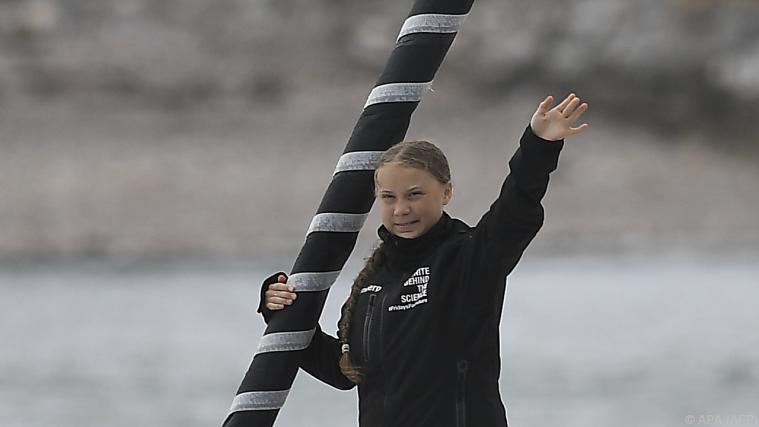 Thunberg stach in See Foto: APA (AFP)
