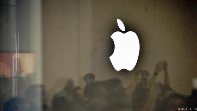 Apple wirbt mit der Sicherheit seiner Geräte. - Foto: APA (AFP)