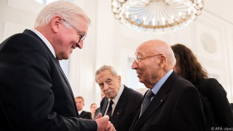 der deutsche Bundespräsident Steinmeier empfing das Auschwitz Komitee. - Foto: apa/dpa