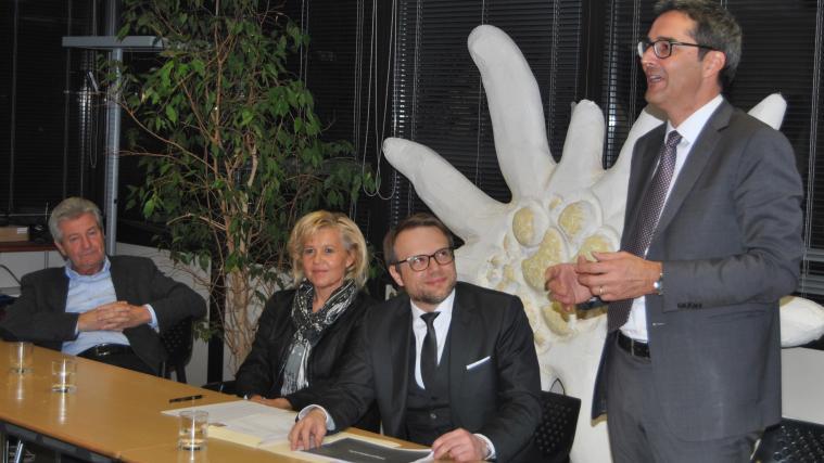 v.l.: Schiefer, Wiedmer, Perathoner, Kompatscher