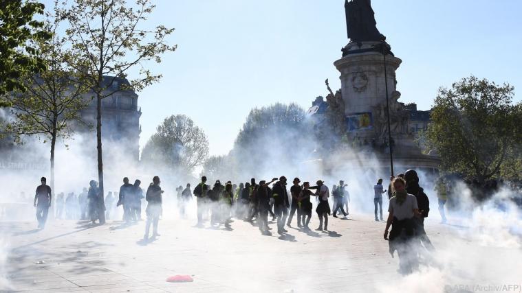 Paris steht der 24. Protestsamstag bevor Foto: APA (Archiv/AFP)