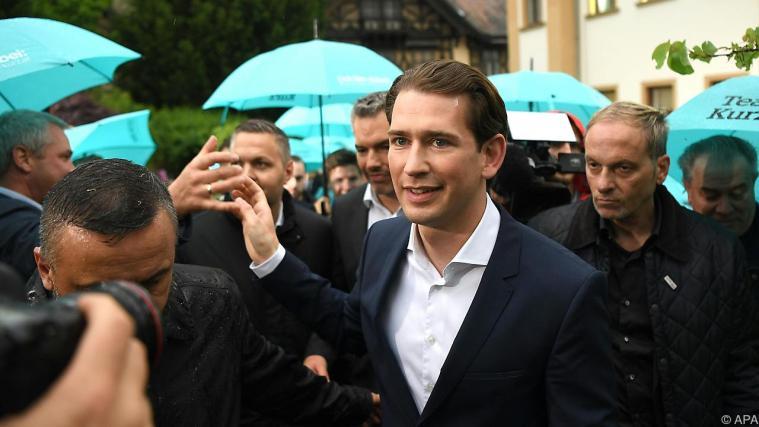 Die Umfragewerte für Kanzler Kurz sind hervorragend. - Foto: APA