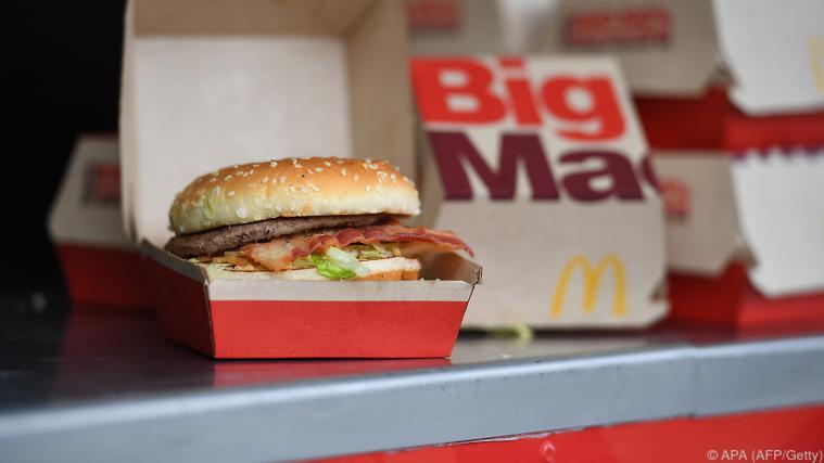 Mehr als Burger für US-Bürger bei McDonald's Foto: APA (AFP/Getty)