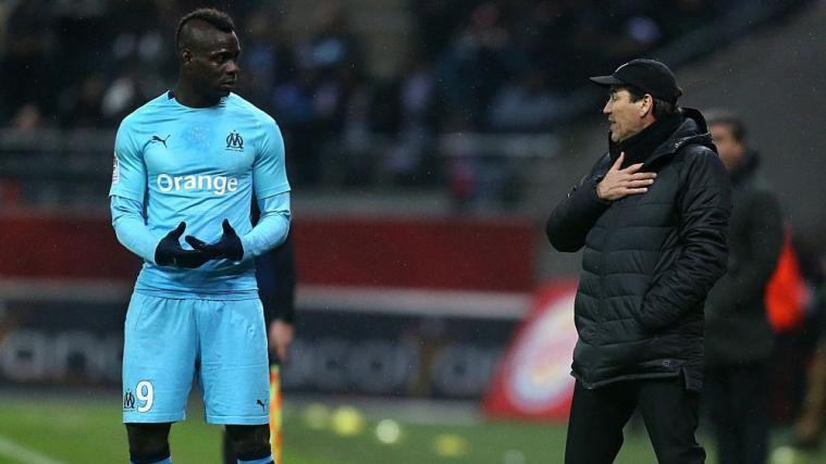 Mario Balotelli wird bei Olympique Marseille vom ehemaligen Roma-Trainer Rudi Garcia trainiert. © APA/afp / FRANCOIS NASCIMBENI