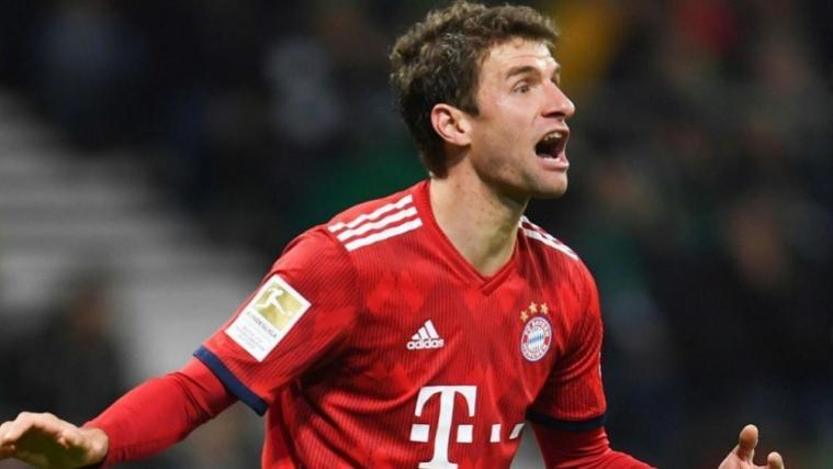 Thomas Müller versprüht wieder Optimismus © SID / PATRIK STOLLARZ