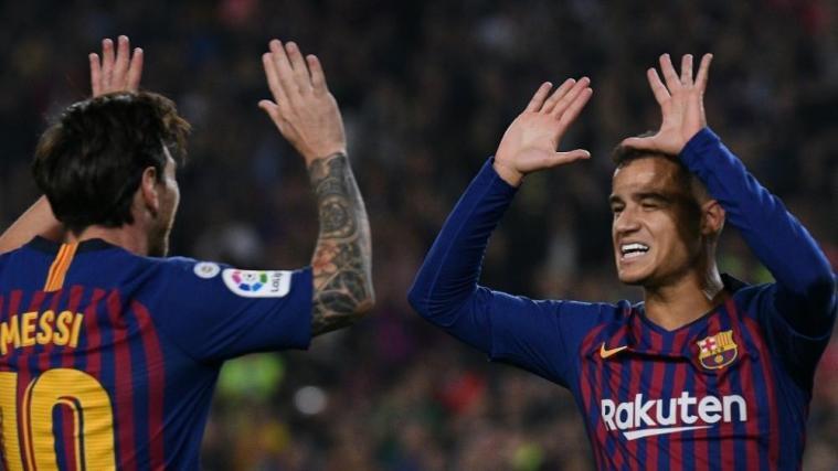 Messi und Coutinho freuen sich über hohe Gehälter © PIXATHLON/SID