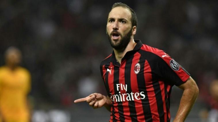 Kehrt dem AC Milan wohl den Rücken: Gonzalo Higuain © PIXATHLON/SID