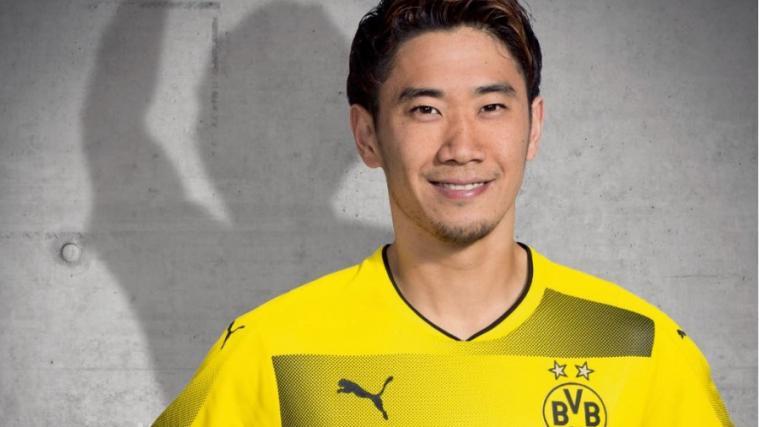 Shinji Kagawa narrt das Kind fast wie ein Torero den Stier. (Foto: BVB)