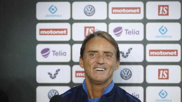 Roberto Mancini hat derzeit gut lachen. © AP / Kalle Parkkinen