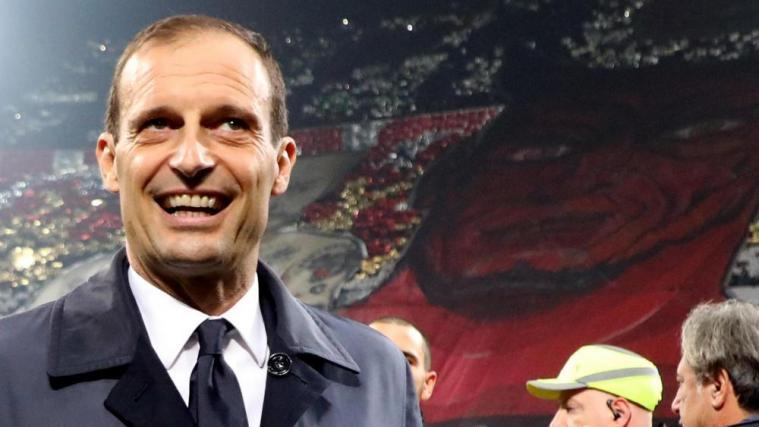 Massimo Allegri und seine Elf ließen sich von der imposanten Kulisse nicht beeindrucken. © ANSA / MATTEO BAZZI