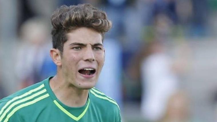 Luca Zidane ist plötzlich die Nr. 1. bei Real Madrid. © Facebook/La Fabrica del Real Madrid
