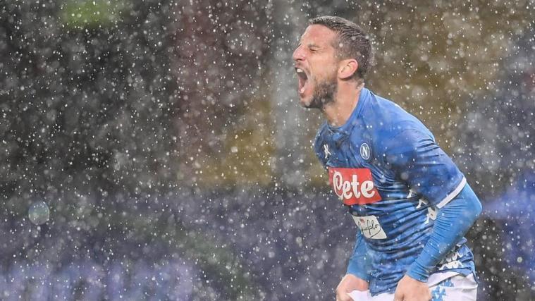 Napoli-Star Dries Mertens. © APA/afp / MARCO BERTORELLO