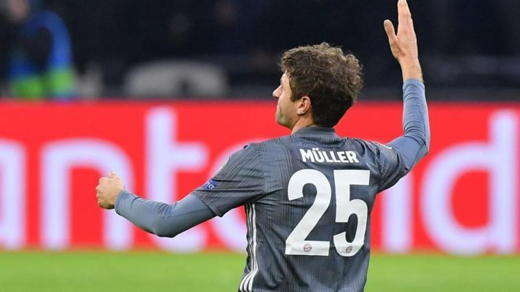 Bayern-Star Thomas Müller. © APA/afp / EMMANUEL DUNAND